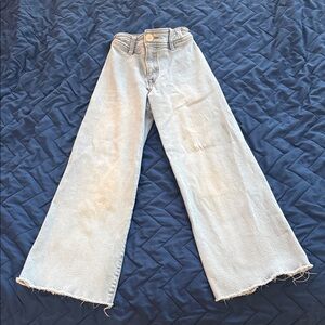 Zara Light Blue Flare Jeans